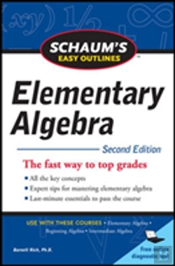 Bertrand.pt - Schaum'S Easy Outline Of Elementary Algebra, Second Edition