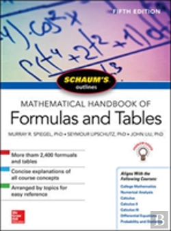 Bertrand.pt - Schaum'S Outline Of Mathematical Handbook Of Formulas And Tables, Fifth Edition