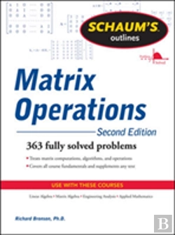 Bertrand.pt - Schaum'S Outline Of Matrix Operations