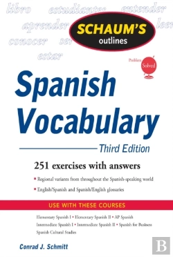 Bertrand.pt - Schaum'S Outline Of Spanish Vocabulary, 3ed