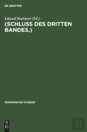 Schluss Des Dritten Bandes.
