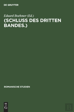 Bertrand.pt - Schluss Des Dritten Bandes.