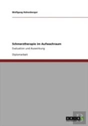 Schmerztherapie Im Aufwachraum