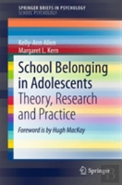 School Belonging In Adolescents