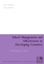 School Management And Effectiveness In Developing Countries
