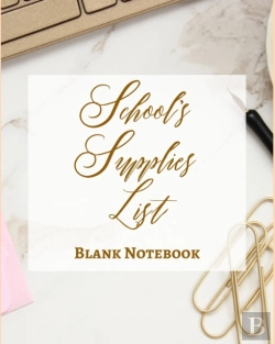 Bertrand.pt - School'S Supplies List - Blank Notebook - Write It Down - Pastel Rose Gold Brown Chocolate Cocoa Marble Abstract Modern