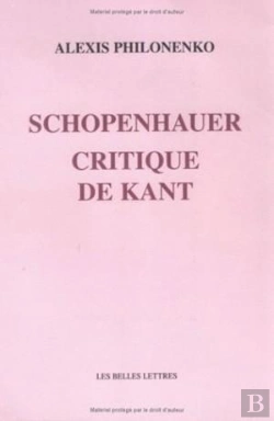 Bertrand.pt - Schopenhauer Critique De Kant