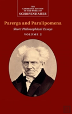 Bertrand.pt - Schopenhauer: Parerga And Paralipomena: Volume 2