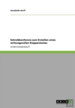 Bertrand.pt - Schreibkonferenz Zum Erstellen Eines Wirkungsvollen Klappentextes