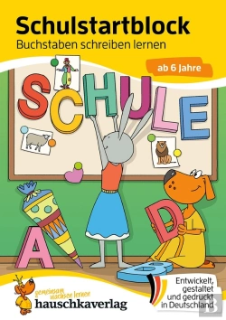 Bertrand.pt - Schulstart-Block Ab 6 Jahre - Buchstaben Schreiben Lernen : Vorschule Und Schulanfang - Einschulung Mädchen, Einschulung Junge - Buchstaben Lernen