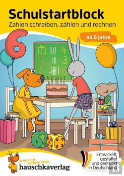 Bertrand.pt - Schulstart-Block Ab 6 Jahre - Zahlen Schreiben, Zählen Und Rechnen : Vorschule Und Schulanfang - Einschulung Mädchen, Einschulung Junge - Zahlen Lernen