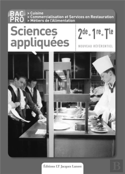 Bertrand.pt - Sciences Appliquee 2e/1e/Terminalebac Pro 3 Ans Cuisine Livre Du Professeur