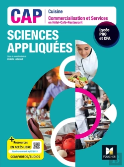 Bertrand.pt - Sciences Appliquées ; Cap Cuisine, Commercialisation Et Services En Hcr ; Livre Élève