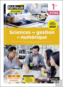 Bertrand.pt - Sciences De Gestion Et Numérique - 1re Stmg - Coll. Réflexe - Éd. 2025 - Livre + Licence