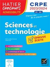 Sciences Et Techno - Crpe 2023-2024 - Epreuve Ecrite D'Admissibilite