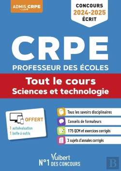 Bertrand.pt - Sciences Et Technologie : Crpe 2024-2025 Tout-En-Un ; Concours Professeur Des Écoles