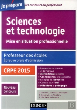 Bertrand.pt - Sciences Et Technologie ; Professeur Des Écoles ; Oral Admission ; Crpe 2015