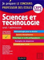 Sciences Et Technologie - Professeur Des Ecoles - Oral, Admission - Crpe 2019