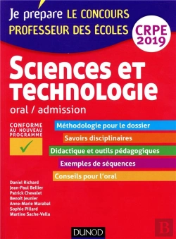 Bertrand.pt - Sciences Et Technologie - Professeur Des Ecoles - Oral, Admission - Crpe 2019