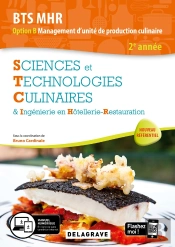 Sciences Et Technologies Culinaires (Stc) 2e Annee Bts Mhr 2020 - Pochette