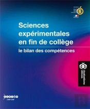 Sciences Experimentales En Fin De College  - Le Bilan Des Competences