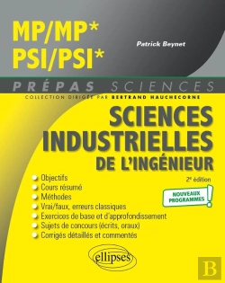 Bertrand.pt - Sciences Industrielles De L'Ingénieur : Mp/Mp* - Psi/Psi* ; Programme 2022