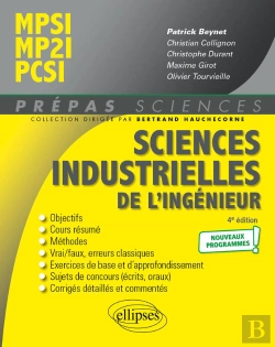 Bertrand.pt - Sciences Industrielles De L'Ingénieur Mpsi - Mp2i - Pcsi - Nouveaux Programmes - 4e Édition
