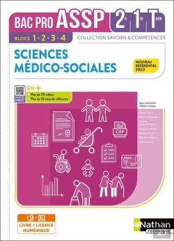 Bertrand.pt - Sciences Médico-Sociales : 2de/1re/Terminale : Bac Pro Assp : Livre + Licence Élève (Édition 2022)