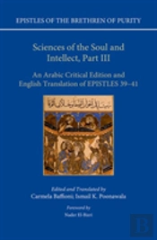 Sciences Of The Soul And Intellect, Part Iii