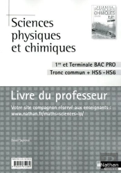 Sciences Physiques Chimiques 1e/Terminale Bac Pro Hs5/Hs6 (Pochette) Professeur 2010