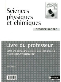 Bertrand.pt - Sciences Physiques Et Chimiques ; 2de Bac Pro ; Livre Du Professeur
