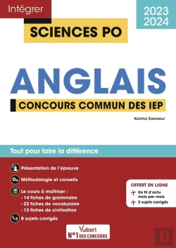 Bertrand.pt - Sciences Po - Anglais - Concours Commun Des Iep 2023-2024 - 10 Sujets Corriges - Fil D'Actu En Angla