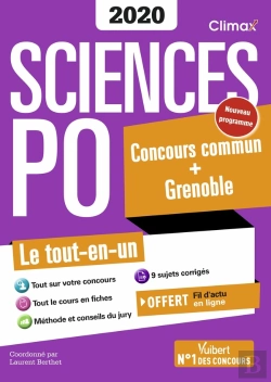 Bertrand.pt - Sciences Po ; Concours Commun + Bordeaux + Grenoble ; Le Tout-En-Un (Édition 2020)