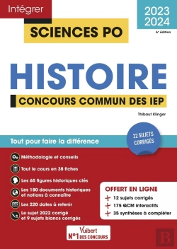 Bertrand.pt - Sciences Po - Histoire - Concours Commun Des Iep 2023-2024 - Tout Pour Reussir L'Analyse De Document
