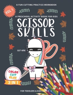 Bertrand.pt - Scissor Skills A Preschool Activity Book For Kids