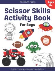 Scissor Skills Activity Book For Boys