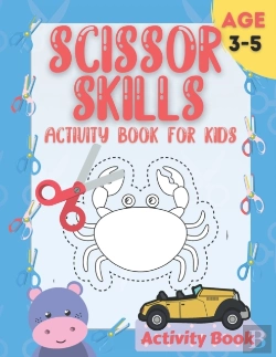 Bertrand.pt - Scissor Skills Activity Book For Kids Ages 3-5