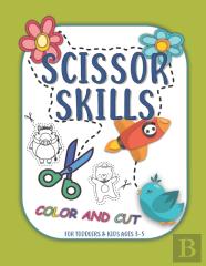 Scissor Skills - Color And Cut - For Toddlers & Kids Age 3-5