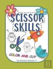 Scissor Skills - Color And Cut - For Toddlers & Kids Age 3-5