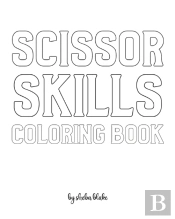 Scissor Skills Coloring Book For Children - Create Your Own Doodle Cover (8x10 Softcover Personalized Coloring Book / Activity Book)