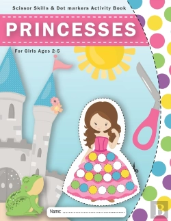 Bertrand.pt - Scissor Skills & Dot Markers Activity Book For Girls Ages 2-5