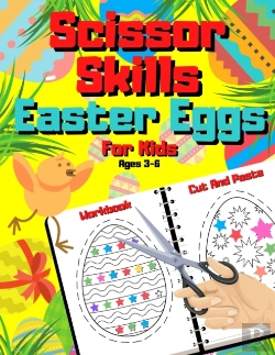 Bertrand.pt - Scissor Skills Easter Eggs For Kids Ages 3-6 - Cut And Paste Workbook