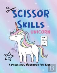 Scissor Skills Unicorn Workbook For Toddlers