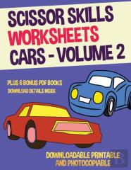 Scissor Skills Worksheets - Volume 2 (Cars)