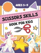 Scissors Skills Book For Kids Ages 3-5