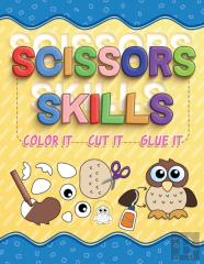 Scissors Skills Color It - Cut It - Glue It
