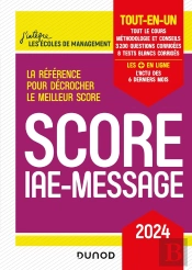 Score Iae-Message - 2024 - Tout-En-Un