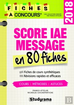 Bertrand.pt - Score Iae Message ; En 80 Fiches (2018) (Édition 2018)
