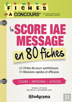 Bertrand.pt - Score Iae Message En 80 Fiches