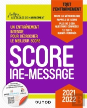 Score Iae-Message ; Tout L'Entraînement (Édition 2021/2022)